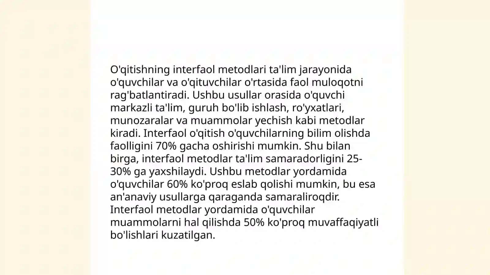 Boshlang'ich ta'lim metodlari 4