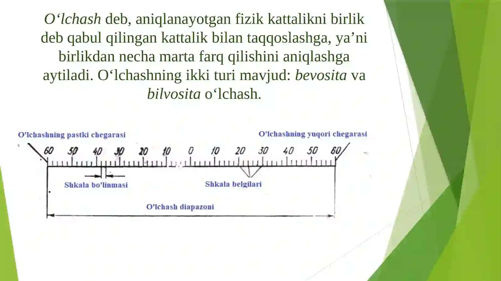 Metrologiyavaxatoliklarnazariyasi.O‘lchovbirliklarsistemasi 4
