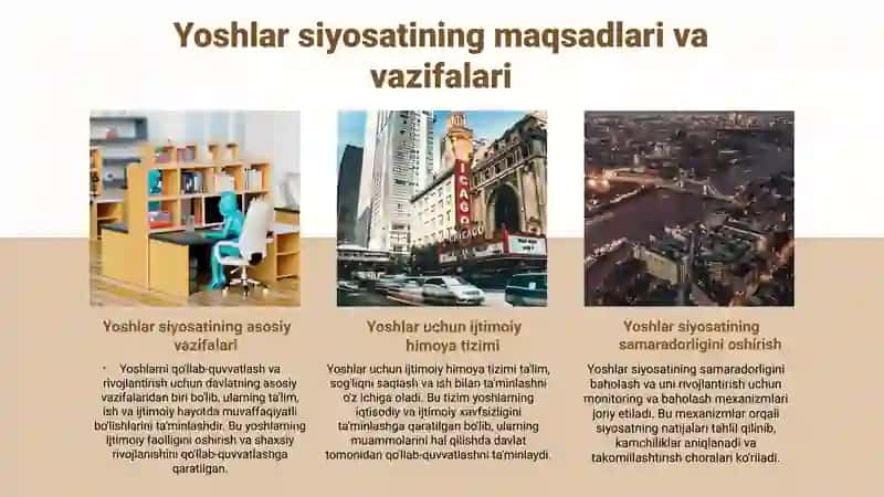 Yoshlarga oid davlat siyosatining izchil va samarali tashkil etish 4