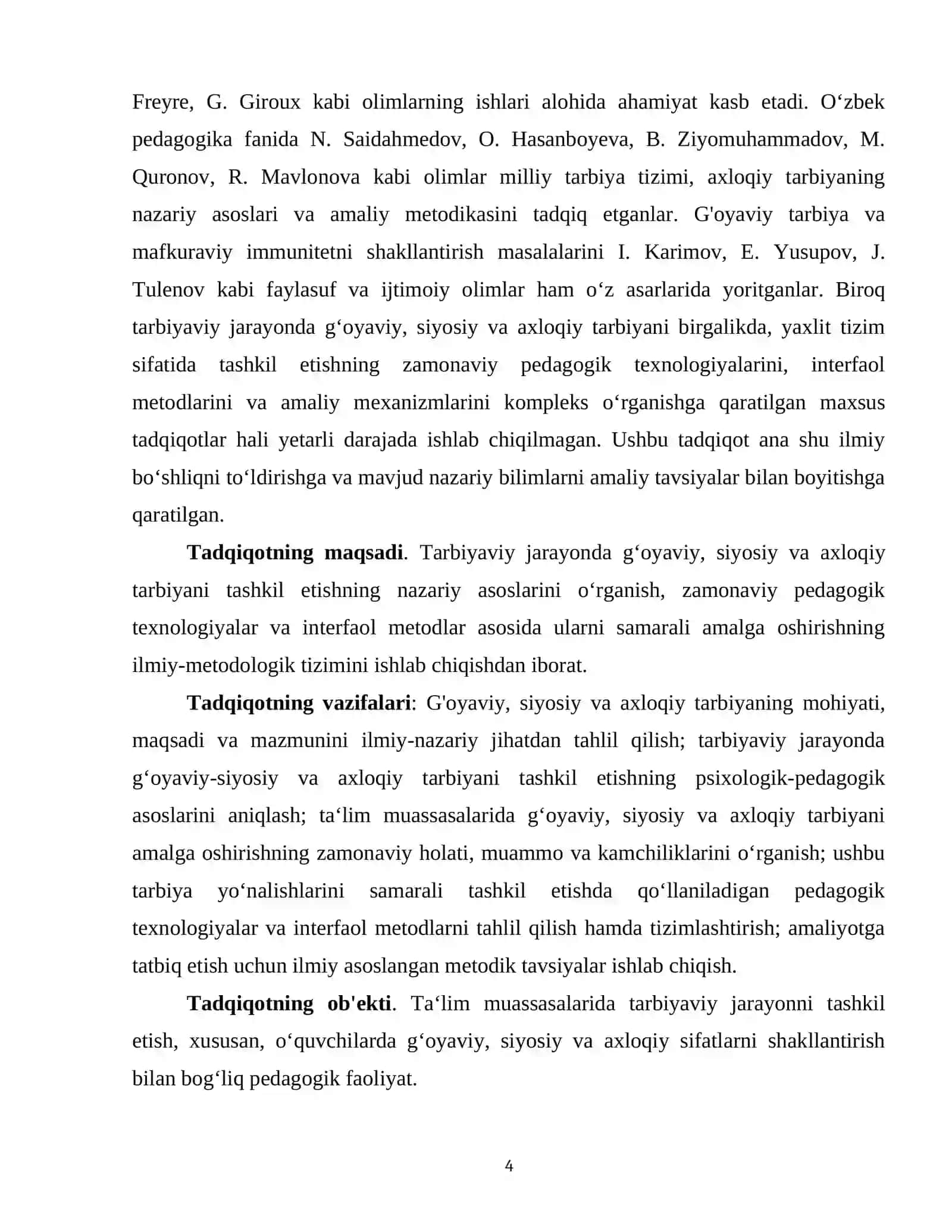 Tarbiyaviy jarayonda gʻoyaviy, siyosiy, axloqiy tarbiyani tashkil etish 4