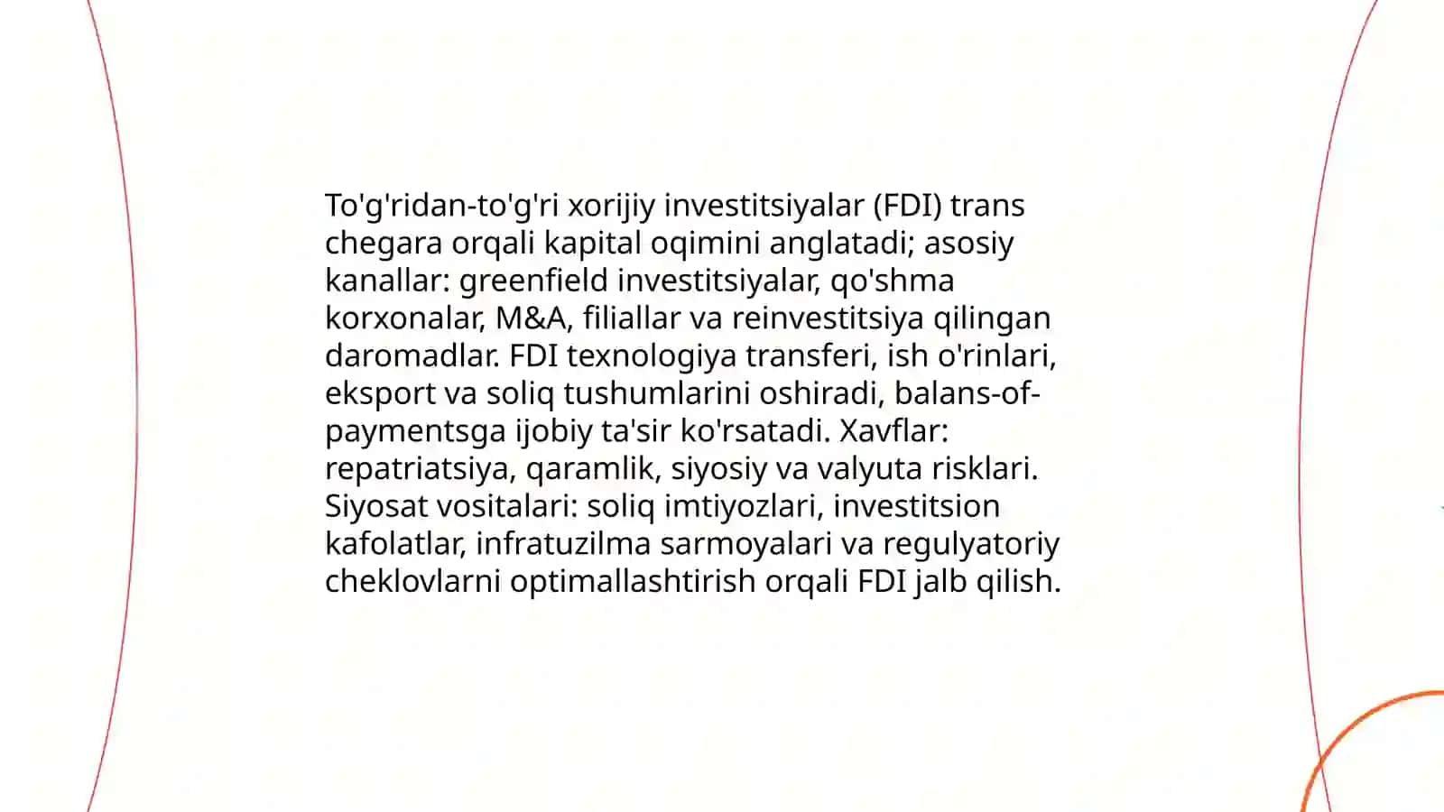 Trans chegaralar va global savdo integratsiyasi 4