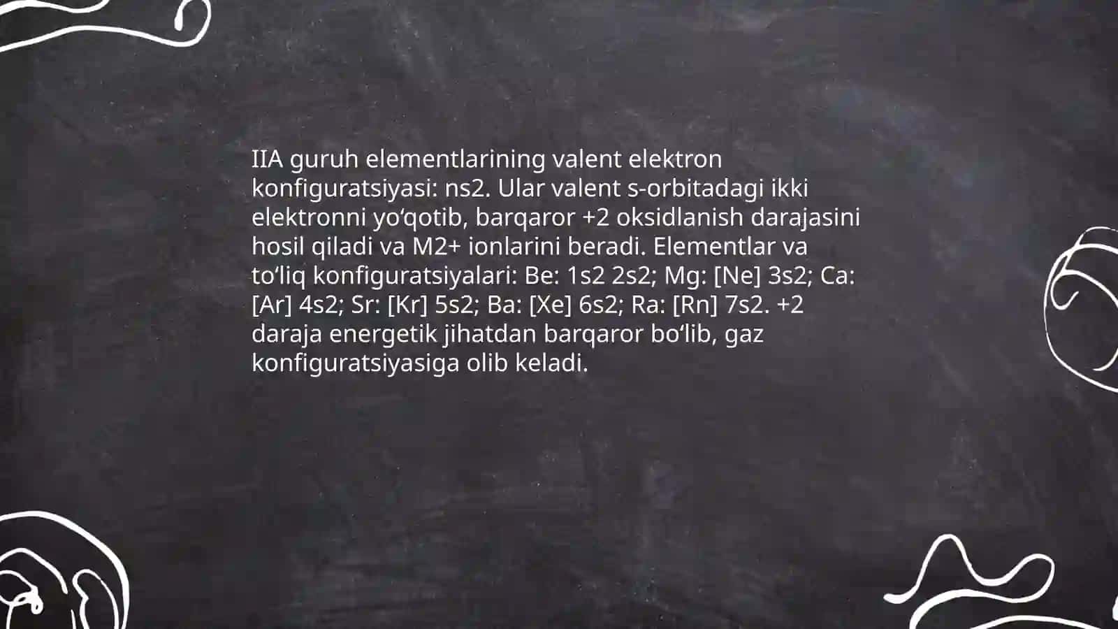 IIA GURUH elementlari 4