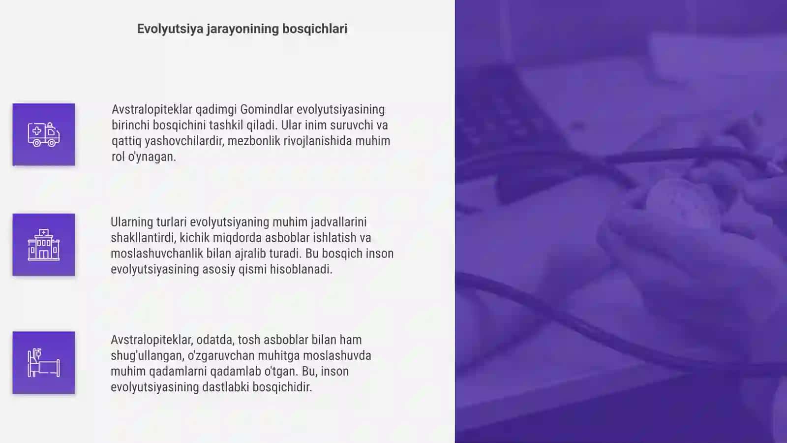 Avstralopiteklarning evolyutsiyasi 4