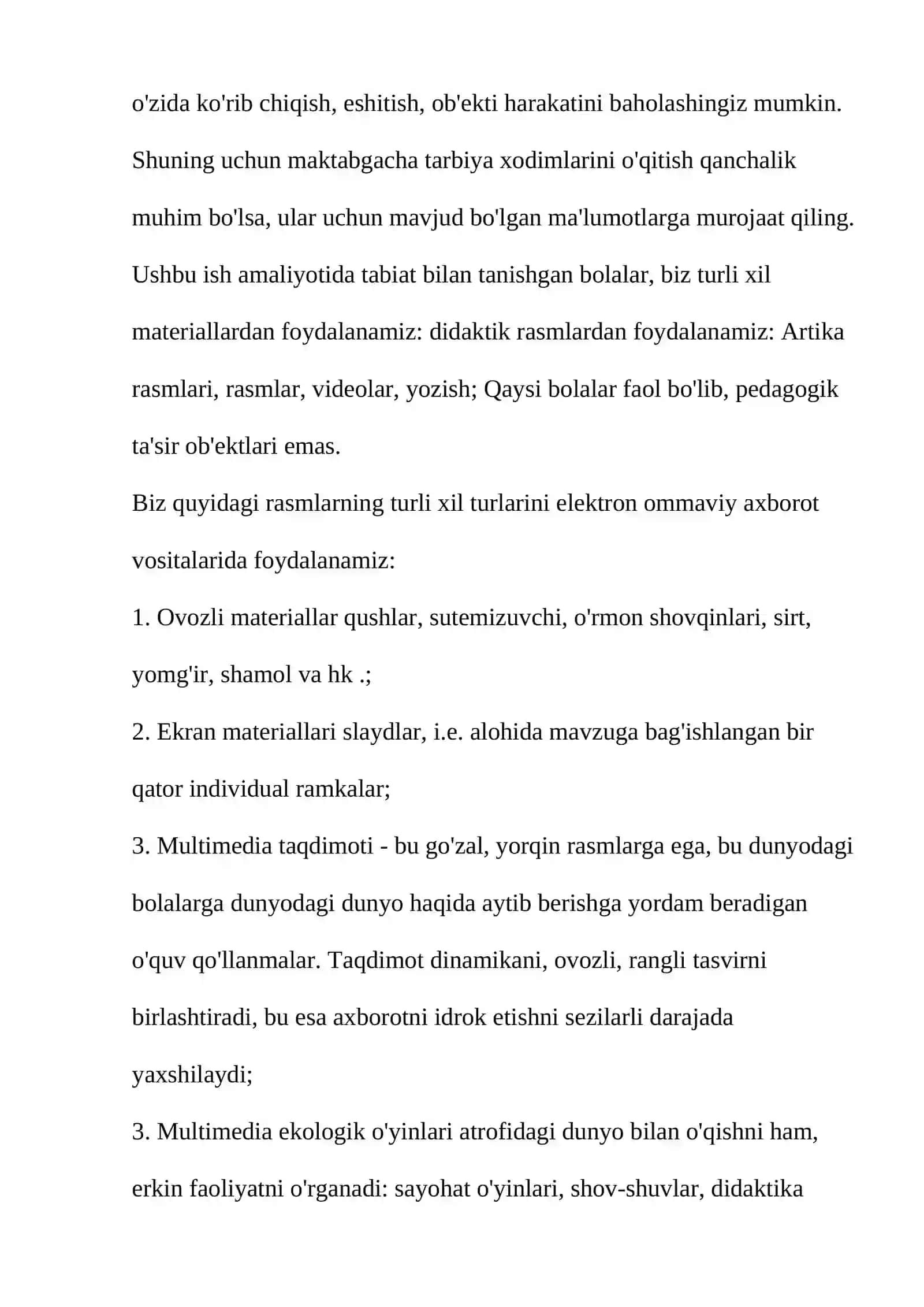 Maktabgacha tarbiyachilarning innovatsion ta'lim texnologiyalari 4
