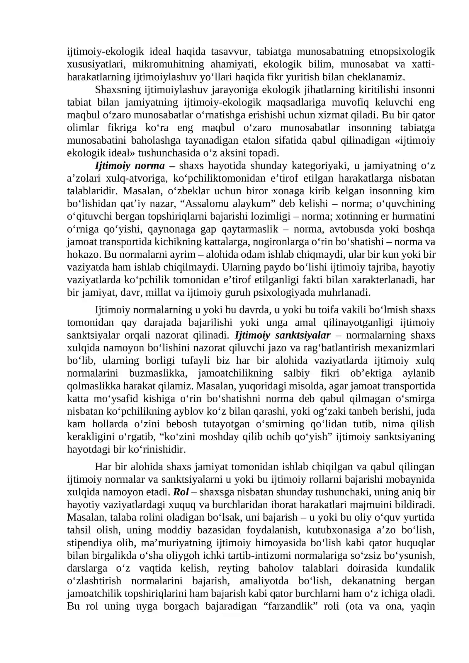Shaxs ijtimoiylashuvi va ijtimoiy xulq-atvor 4