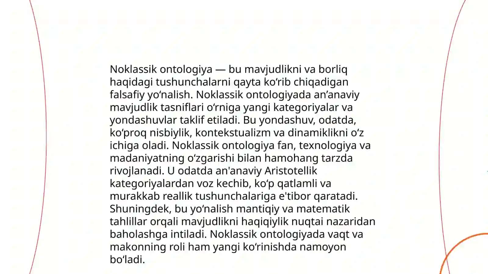 Noklassik ontologiyaning yoʻnalishlari va mohiyati Martin Xaydeggerning Borliq va vaqt asari 4