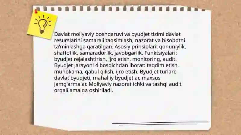 Davlat sektori buxgalteriya hisobi 4