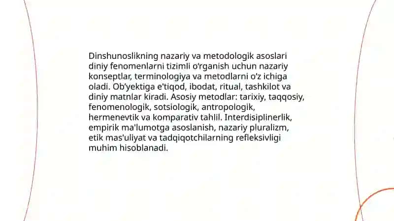 Dinning mohiyati va ta'rifi 4