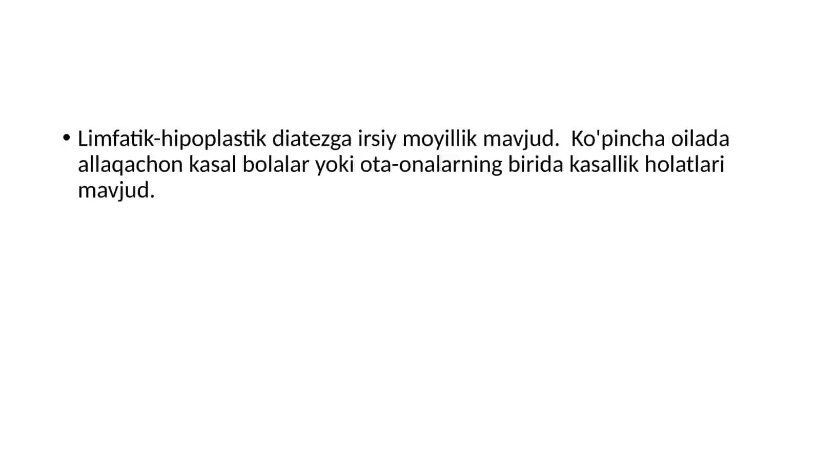 Limfatiko-gipoplastik diatez 4