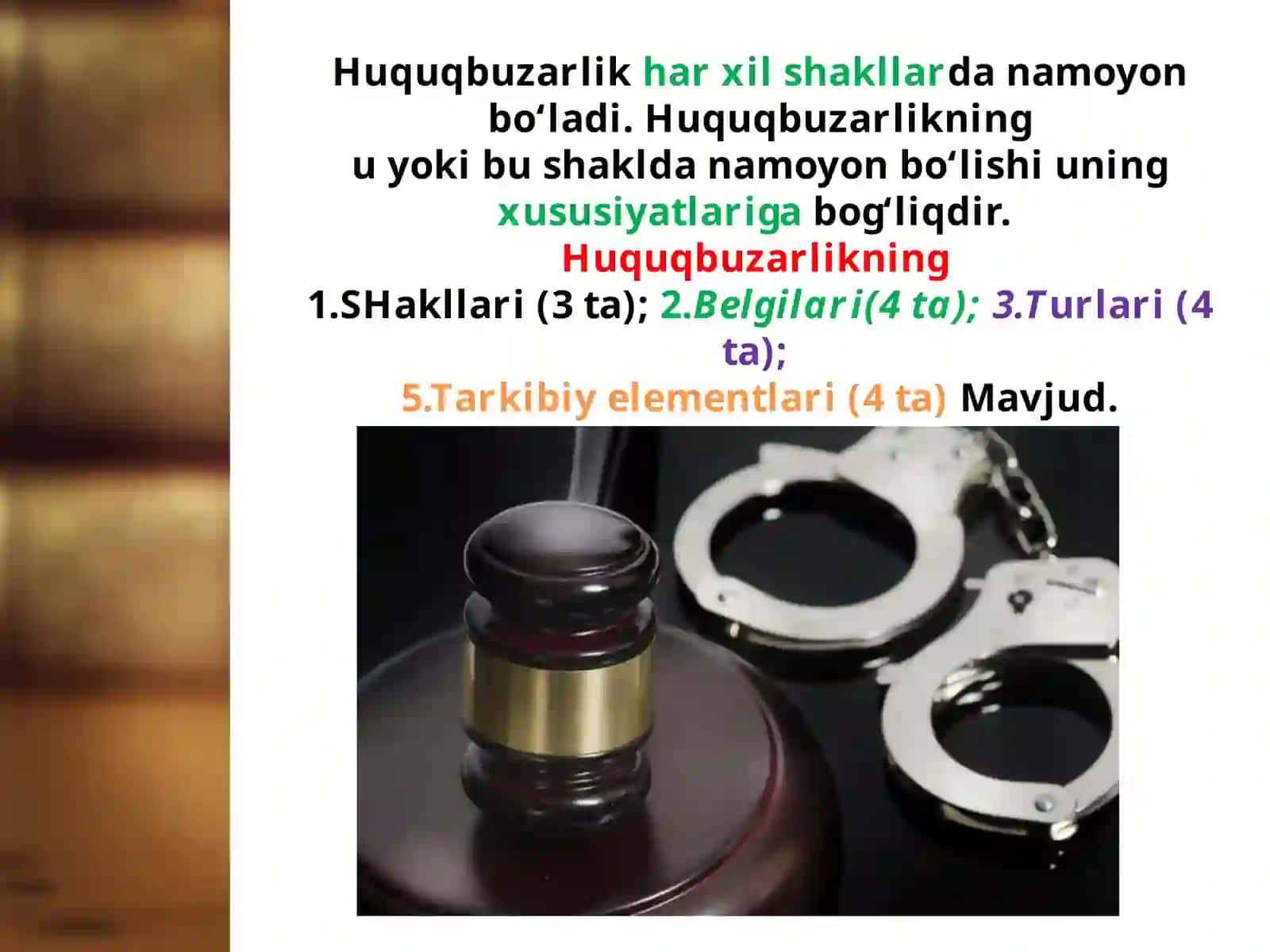 Huquqbuzarlik 4