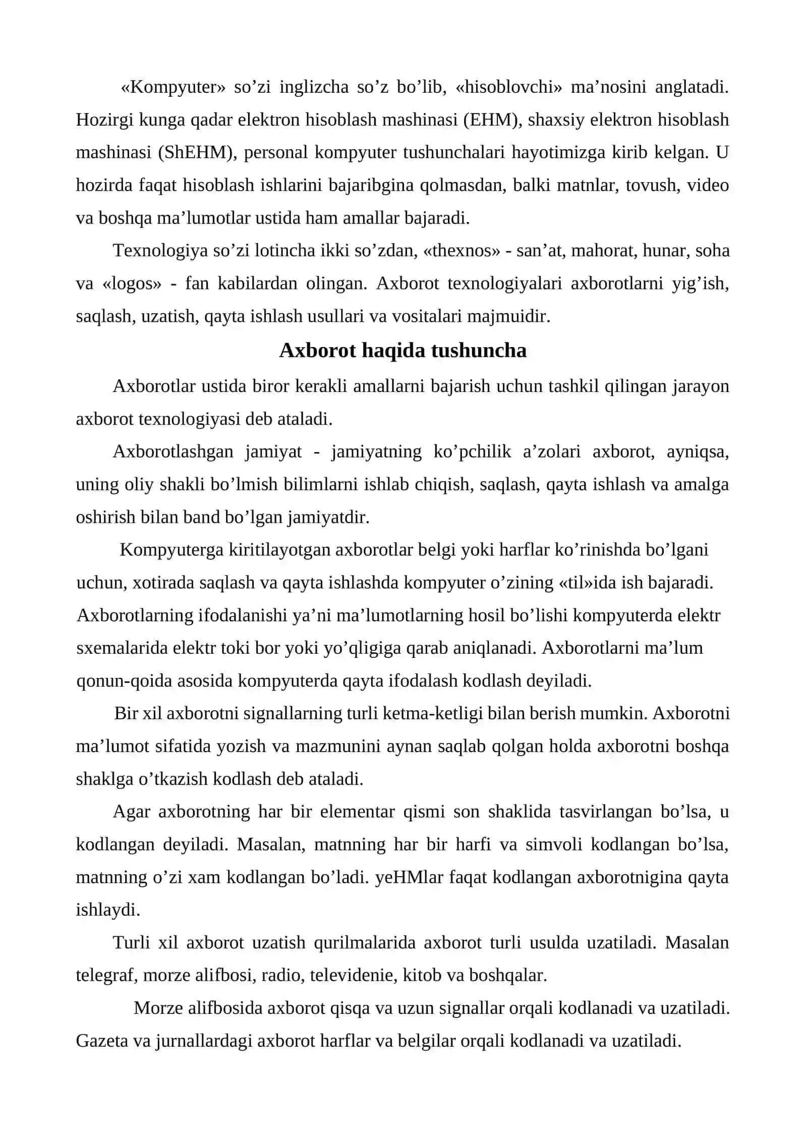 EHM larda axborotni tashuvchi vositalar 4