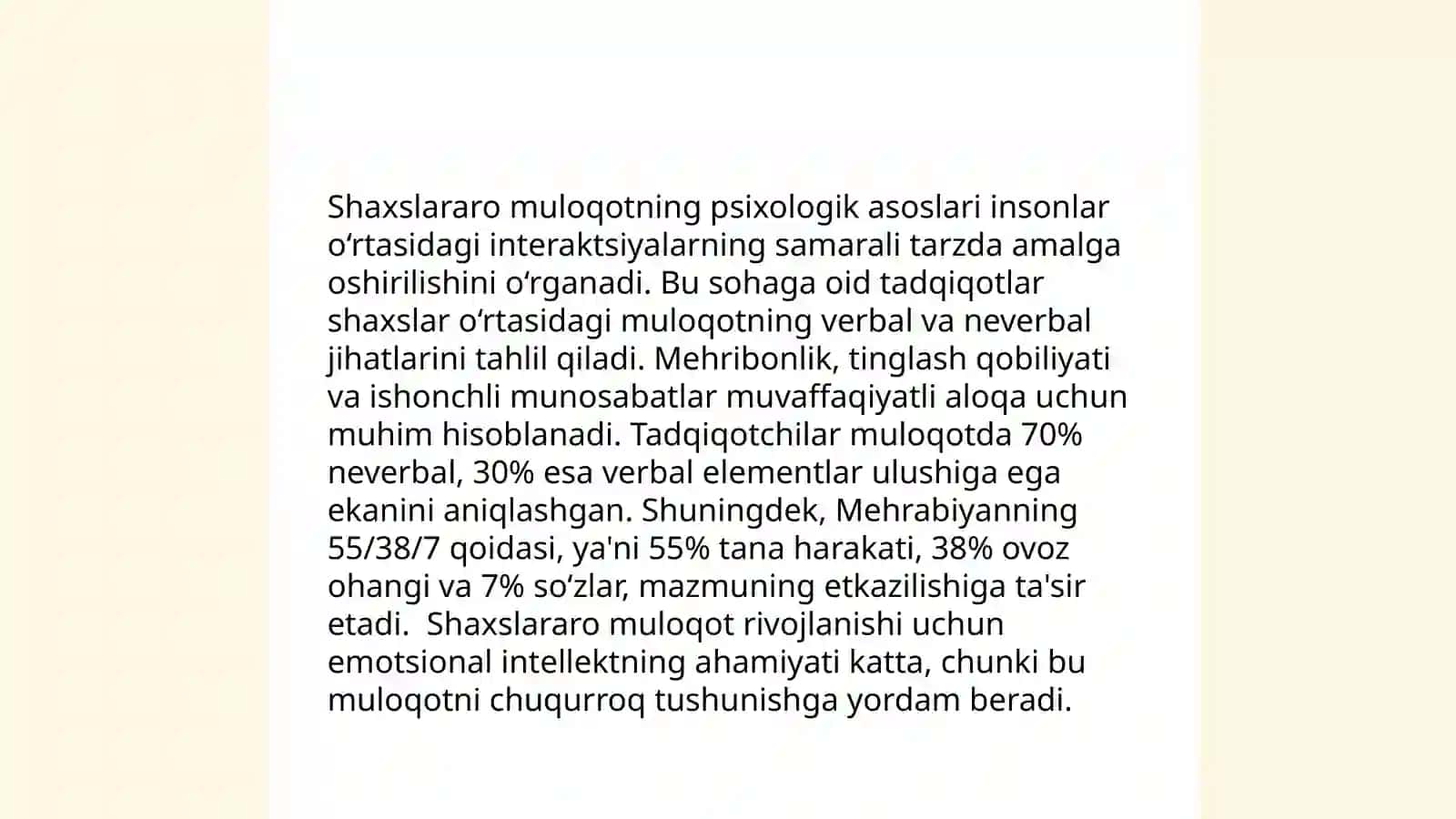 Oʻqituvchining muloqot madaniyati 4