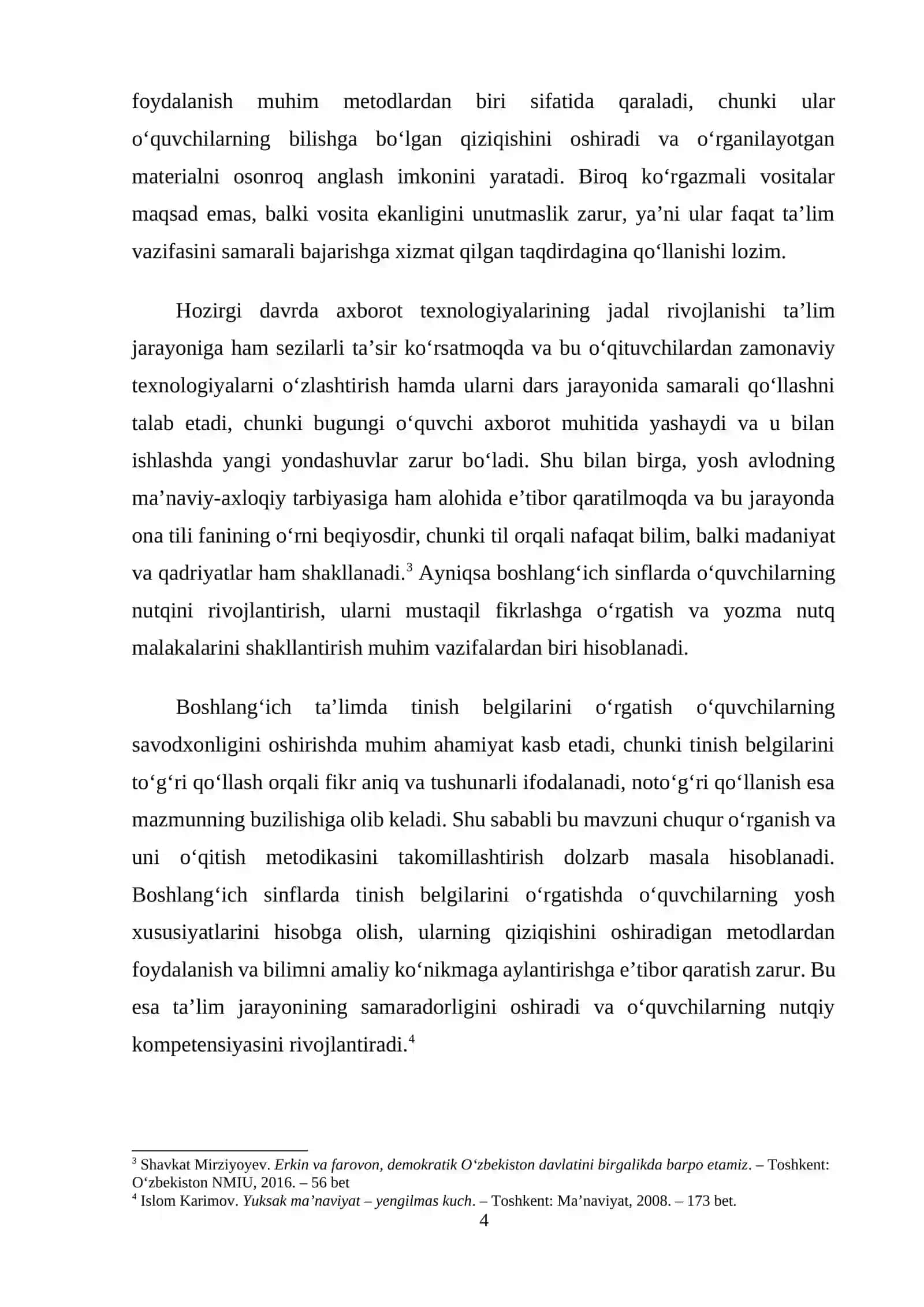 Boshlangich sinflarda tinish belgilarini oqitish metodikasi 4