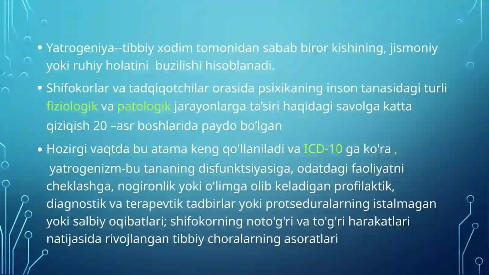XOZIRGI ZAMON TIBBIYOTIDA YATROGENIYA MUAMMOLARI 4
