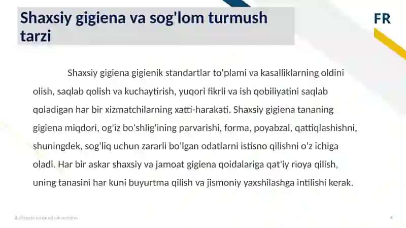 Harbiy xizmatchilar organizmiga ta’sir etuvchi nomuvofiq omillar 4