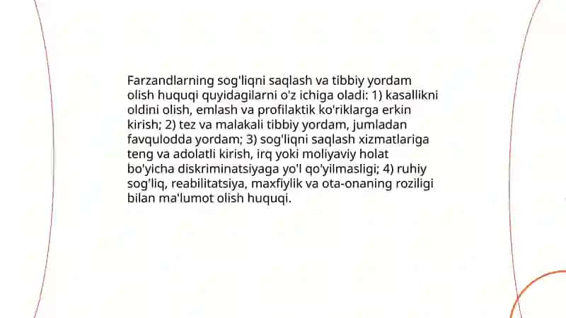 Farzandlarning huquq va burch (majburiyat)lari 4