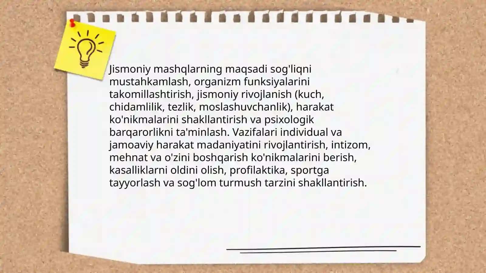 Jismoniy mashqlar tushunchasi va jismoniy tarbiyada o‘rni 4