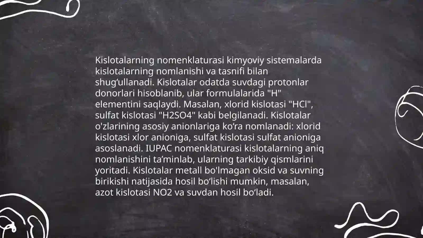 Kislotalarning nomlanishi, olinishi va kimyoviy xossalari 4