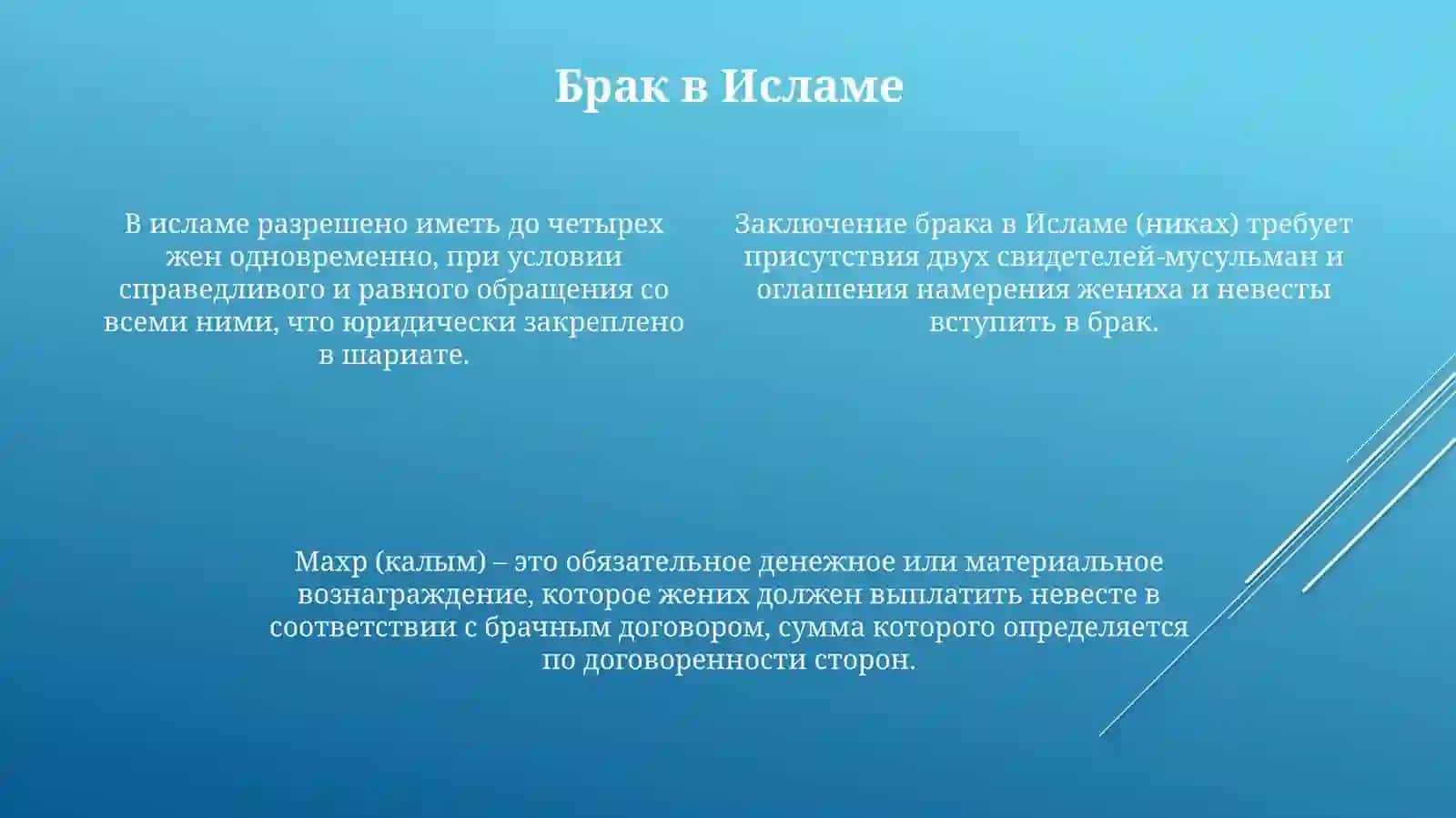 Брак и развод в Исламе 4