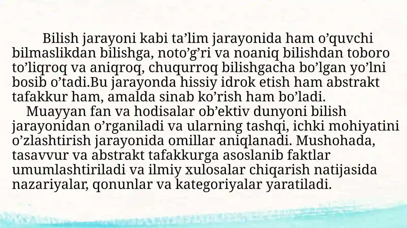 MTM ta'lim jarayonida maqsad va tamoyillari 4