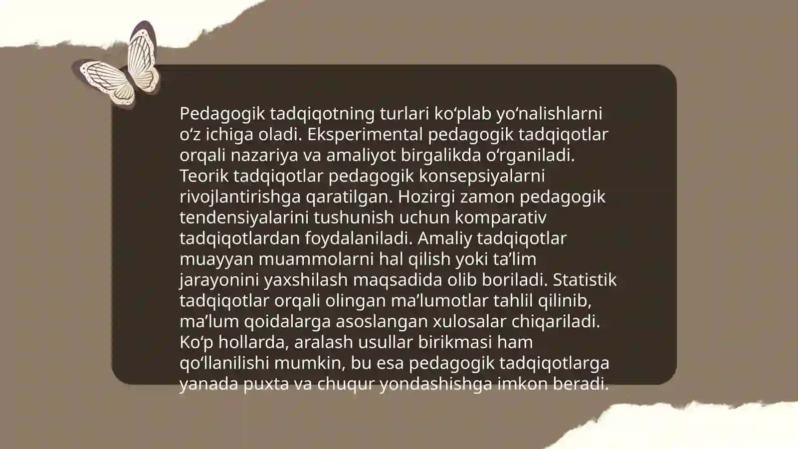 Pedagogik tadqiqotning maqsadi va vazifalari 4