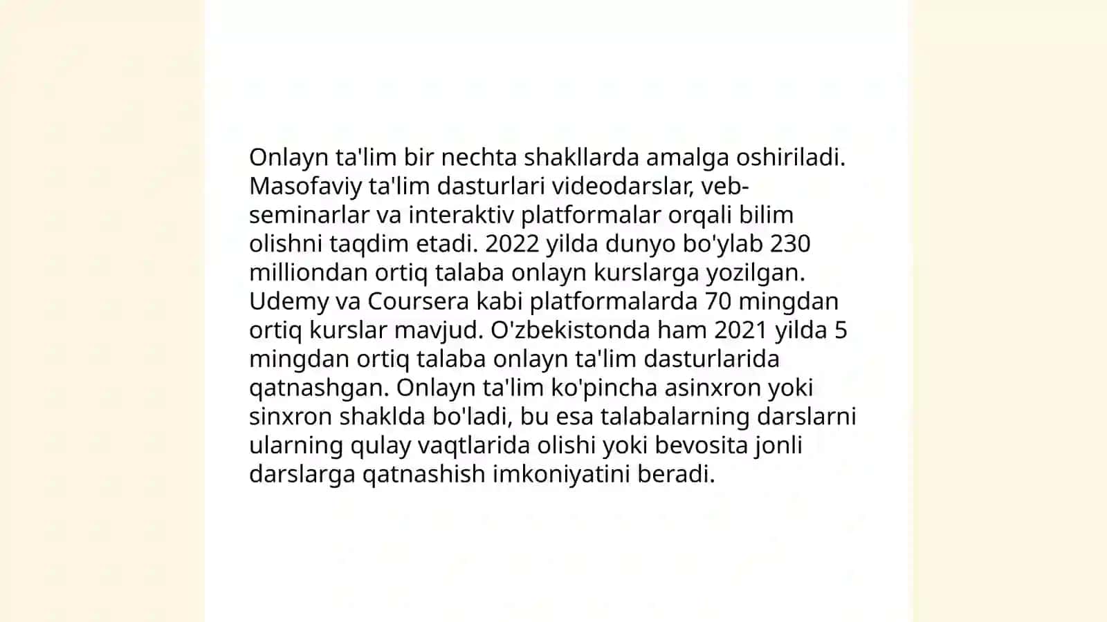 An'anaviy ta'lim shakllari 4