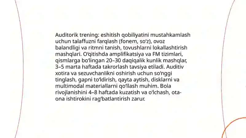 Eshitishida nuqsoni bo’lgan bolalarda bog’langan nutqni rivojlantirish va uni imo-ishorada qo’llash yo’llari 4