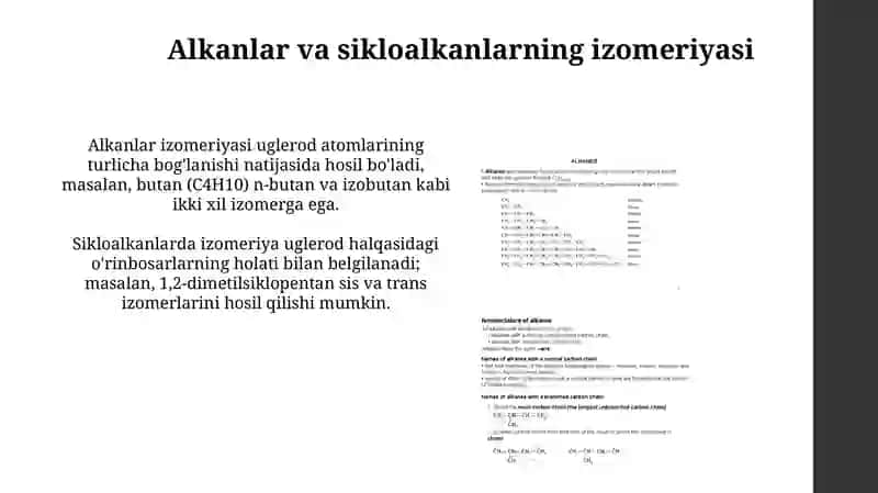 Alkanlar va sikloalkanlar 4