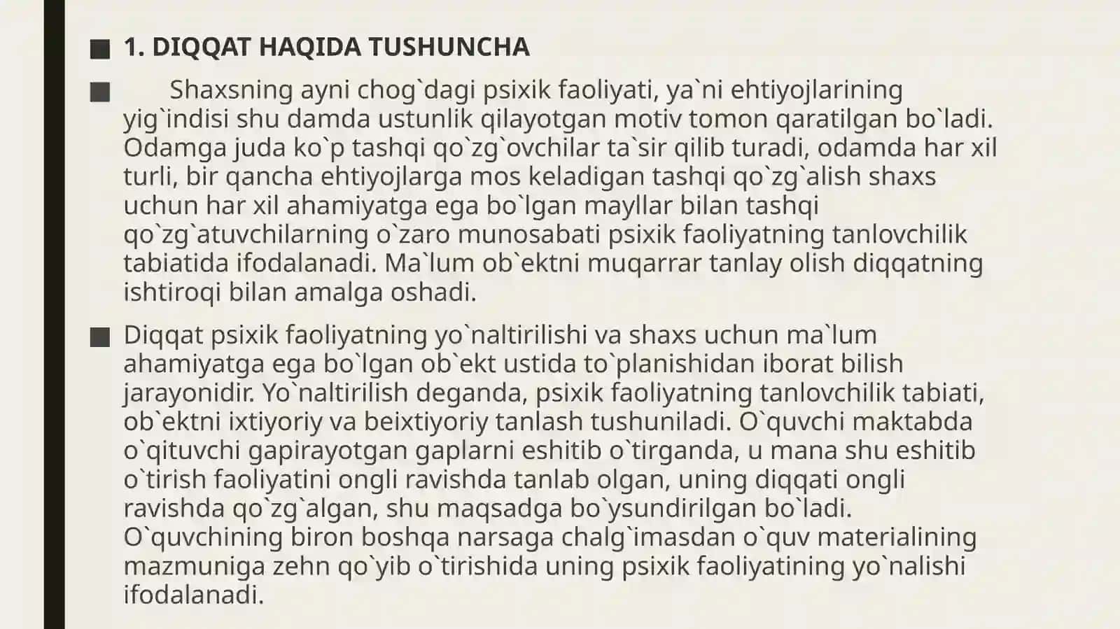 DIQQAT VA UNING XUSUSIYATLARI 4