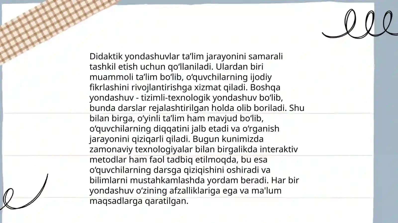 Oʻqituvchining kasbiy kompetentlik sifatlari 4