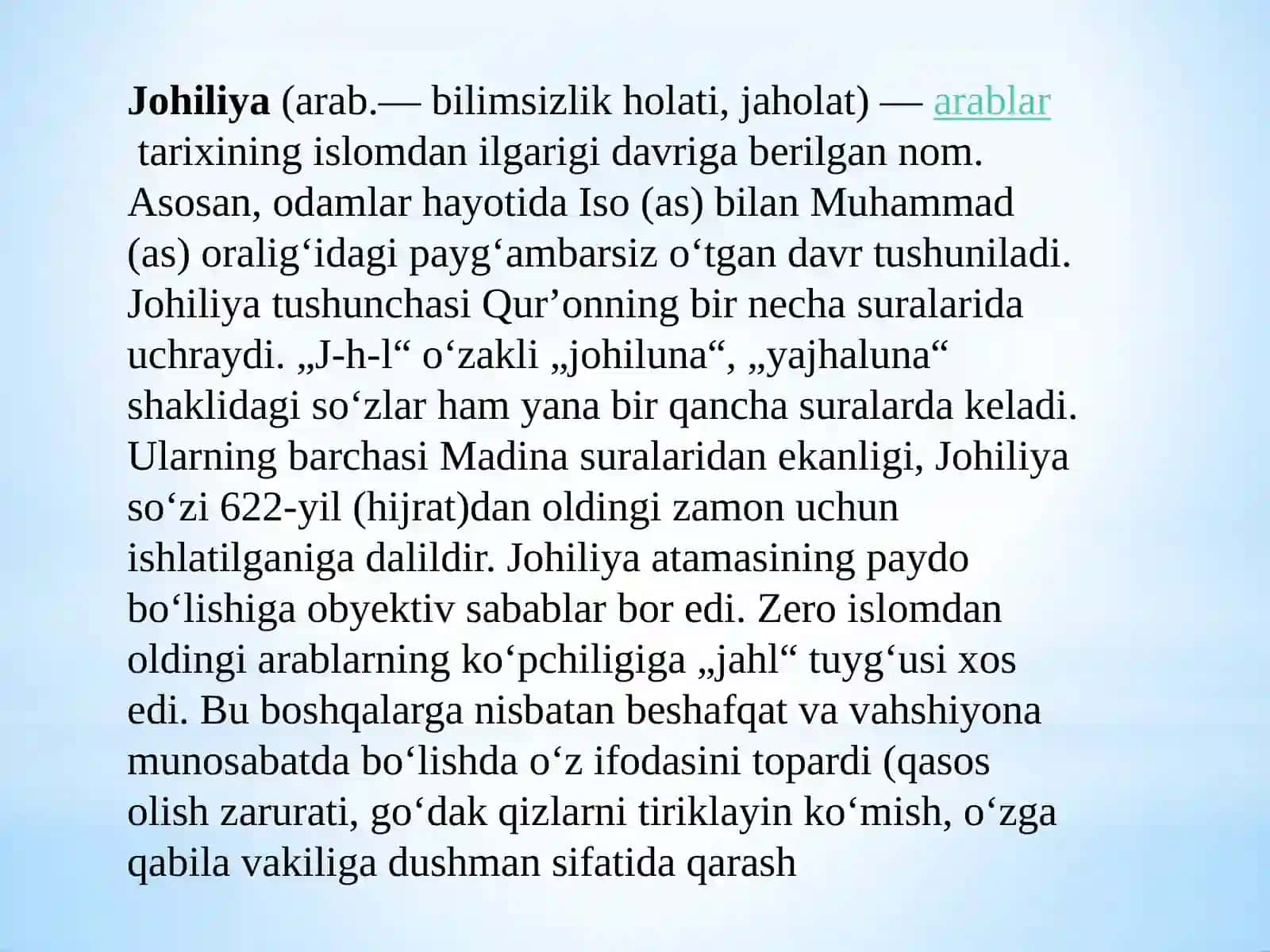 Arabiston Yarimorolida Islomgachabo’lgandavr 4