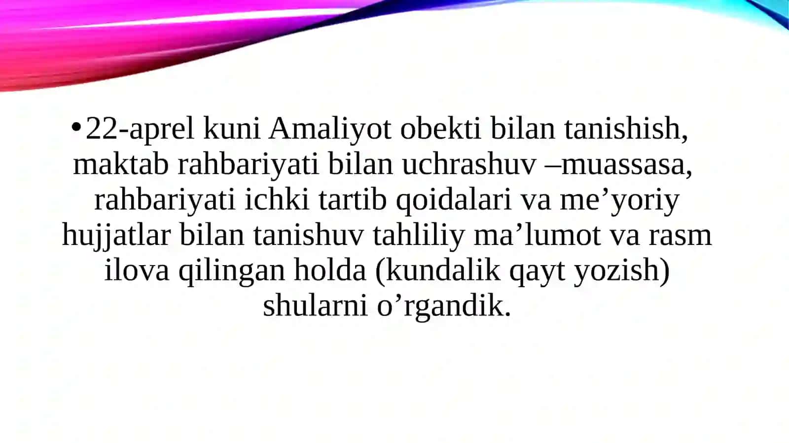 Amaliy matematika va fizika fakulteti Fizika yo‘nalishi 4