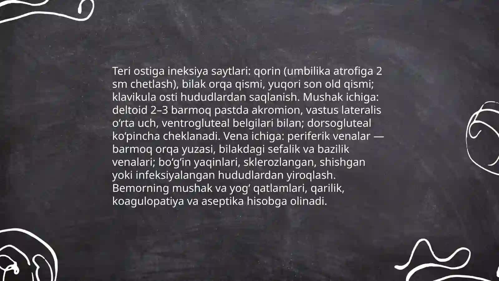 Dori vositalarni ineksiya qilish metodlari 4