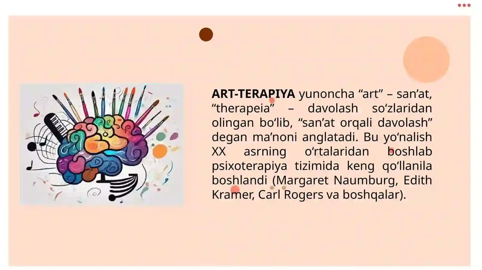 INDIVIDUAL VA GURUHLI REJIMDA ART-TERAPIYANING PSIXOTERAPEVTIK IMKONIYATLARI 4