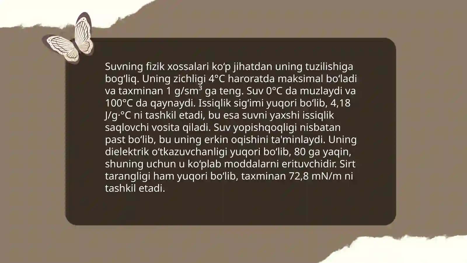 Suv va uning xossalari 4