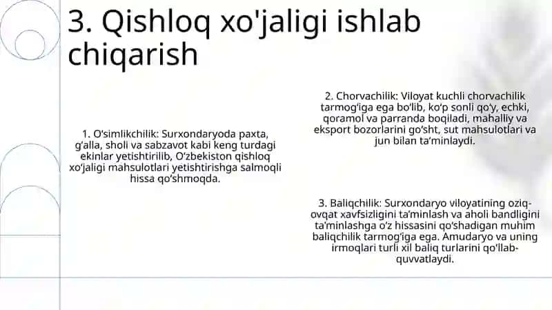 Surxondaryo Viloyati Iqtisodiy KoʻRsatkichlari 4