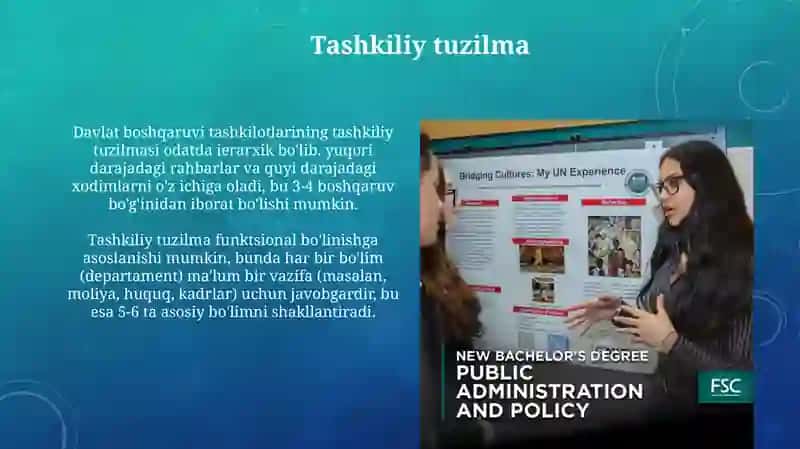Davlat boshqaruvi tashkilotlarining mohiyati 4