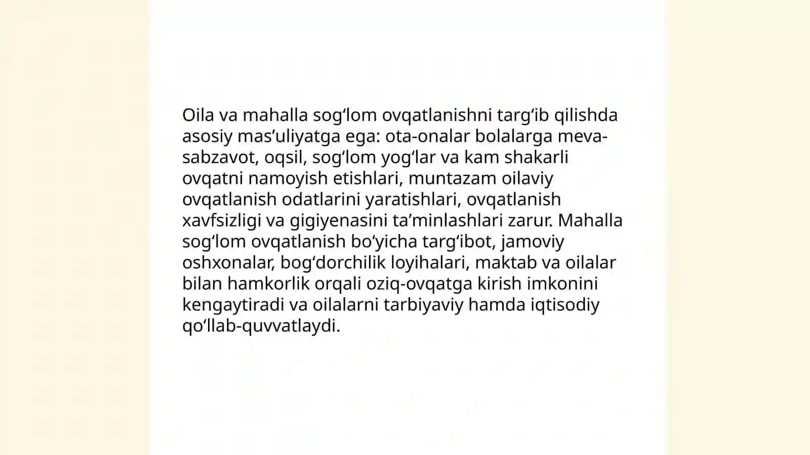 Oila va mahalla institutlarining sogʻlom bolani tarbiyalashda tutgan oʻrni 4