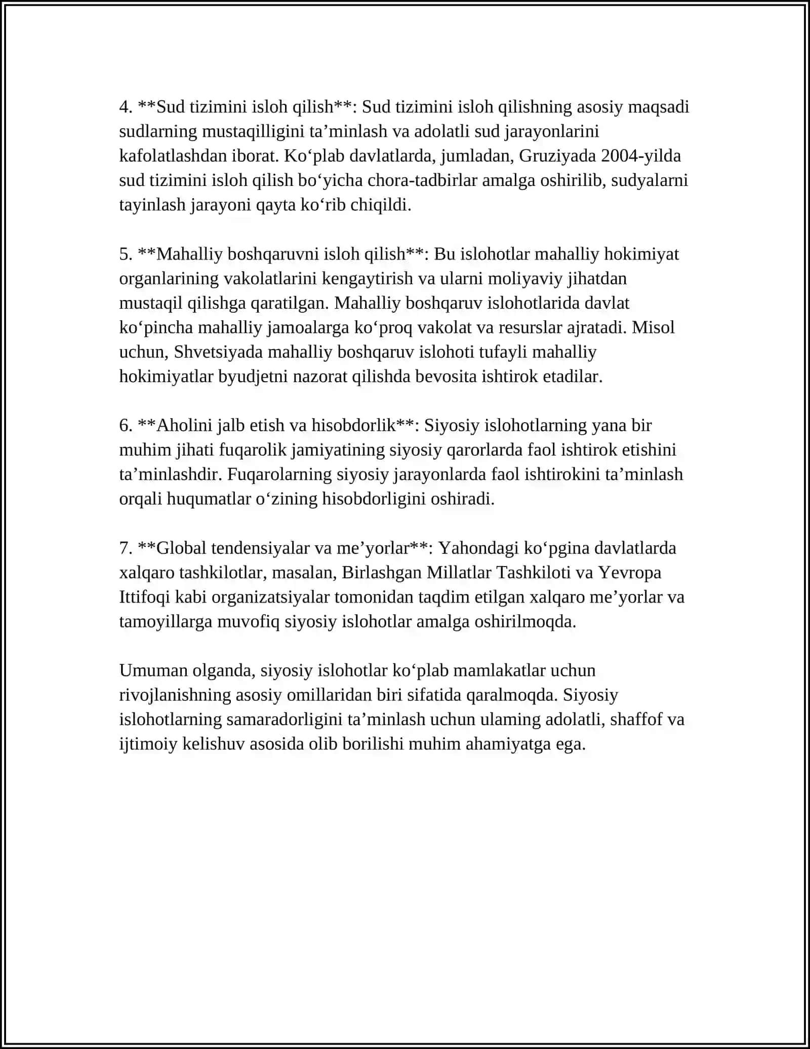 MUSTAQILLIK YILLARIDA DALLAS BOSHQARUVI TIZIMIDA AMALGA OSHIRILGAN ISLOHOTLAR 4