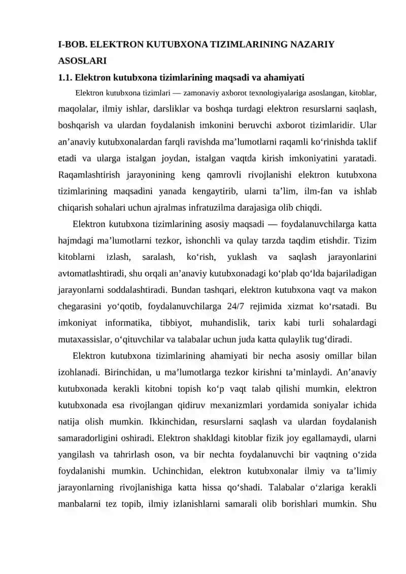 Elektron kutubxona tizimi yaratish 4