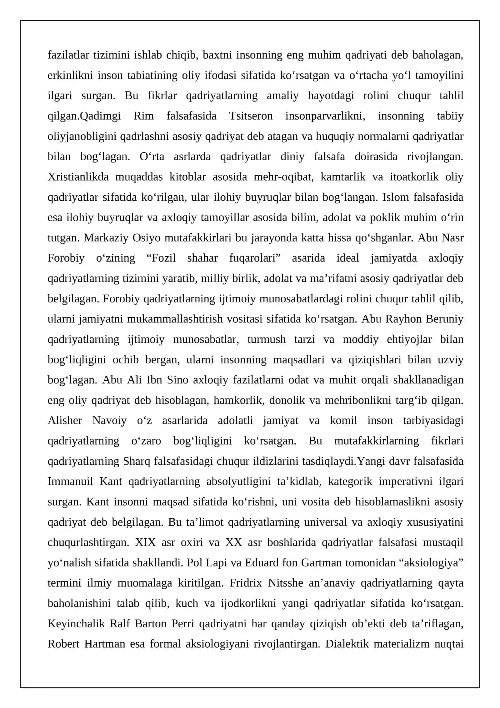 Jamiyat taraqqiyotida qadriyatlar tizimi. 4