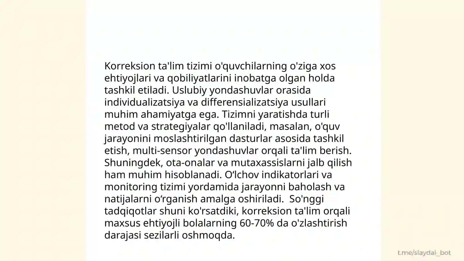 Korreksion-pedagogik ishlarni tashkil etishning tashkiliy, huquqiy,uslubiy va amaliy yordam ko'rsatish usullari 4