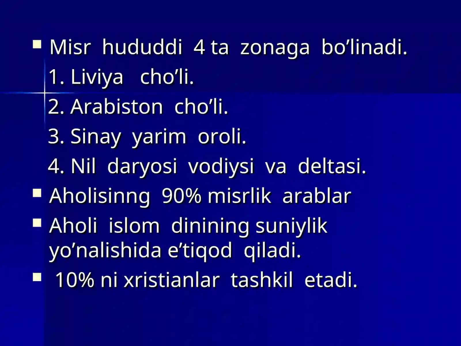 1918-1945-yillardagi Misrdagi ijtimoiy iqtisodiy o’zgarishlar 4