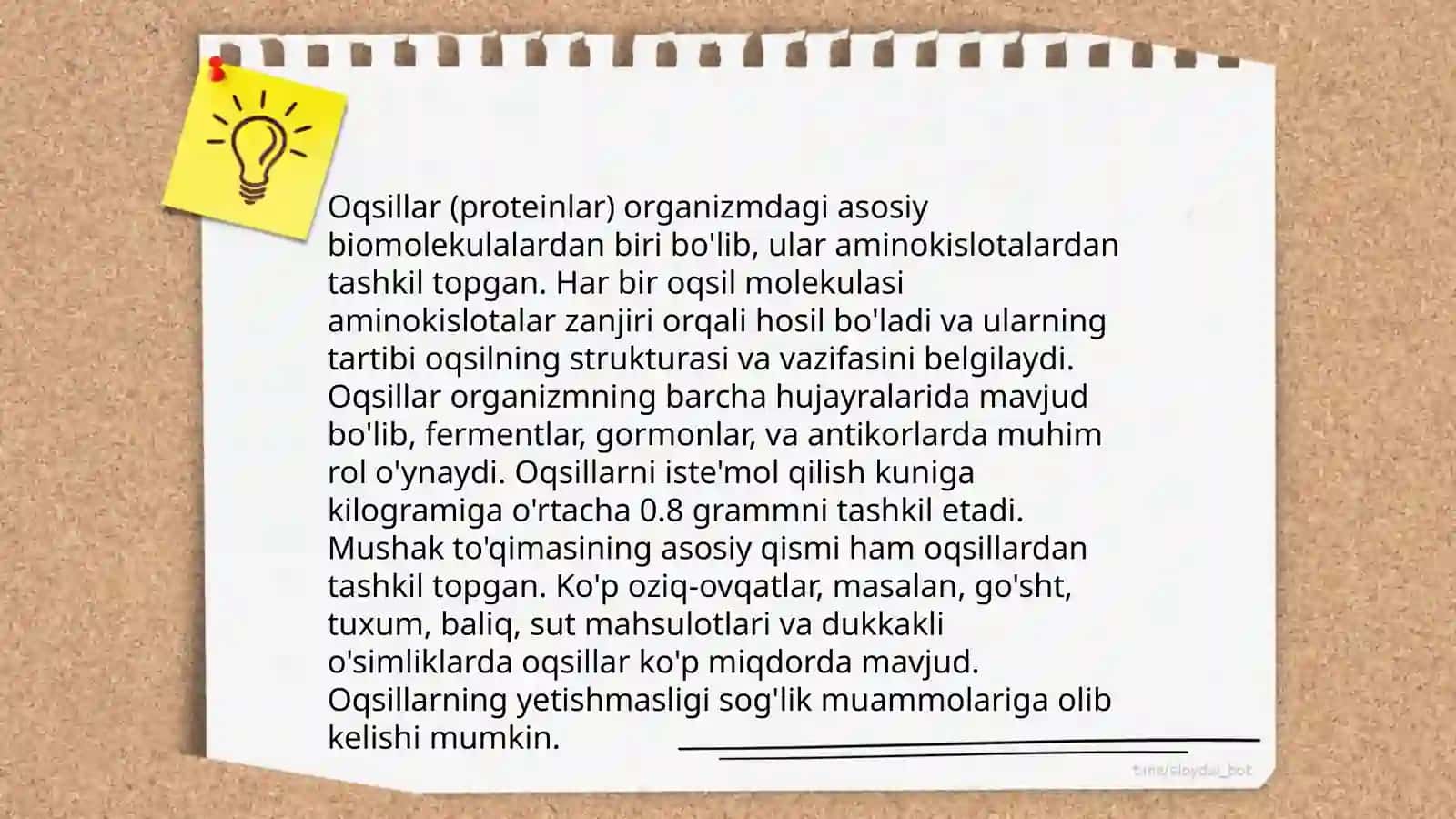 Ovqatning tarkibiy qismlari va ularning zaruriy miqdori 4