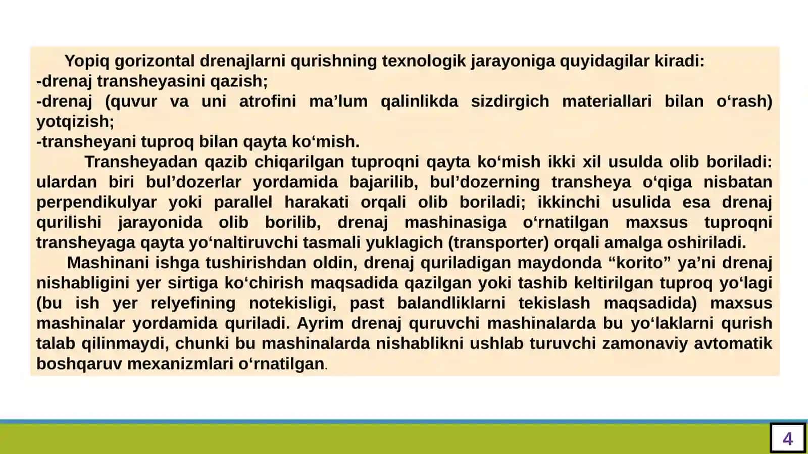 TRANSHEYALI USULDA DRENAJ QURISH MASHINALARI 4
