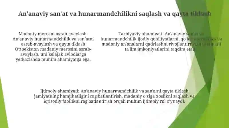 O‘zbekiston Prizidenti Shavkat Mirziyoyev Ta‘Lim Tarbiya Jarayonida Milliy Meros 4