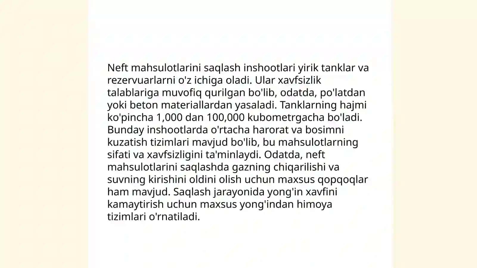 Xo‘jalikning mashina saroyi va neft mahsulotlarini saqlash shahobchasini loyihalash 4
