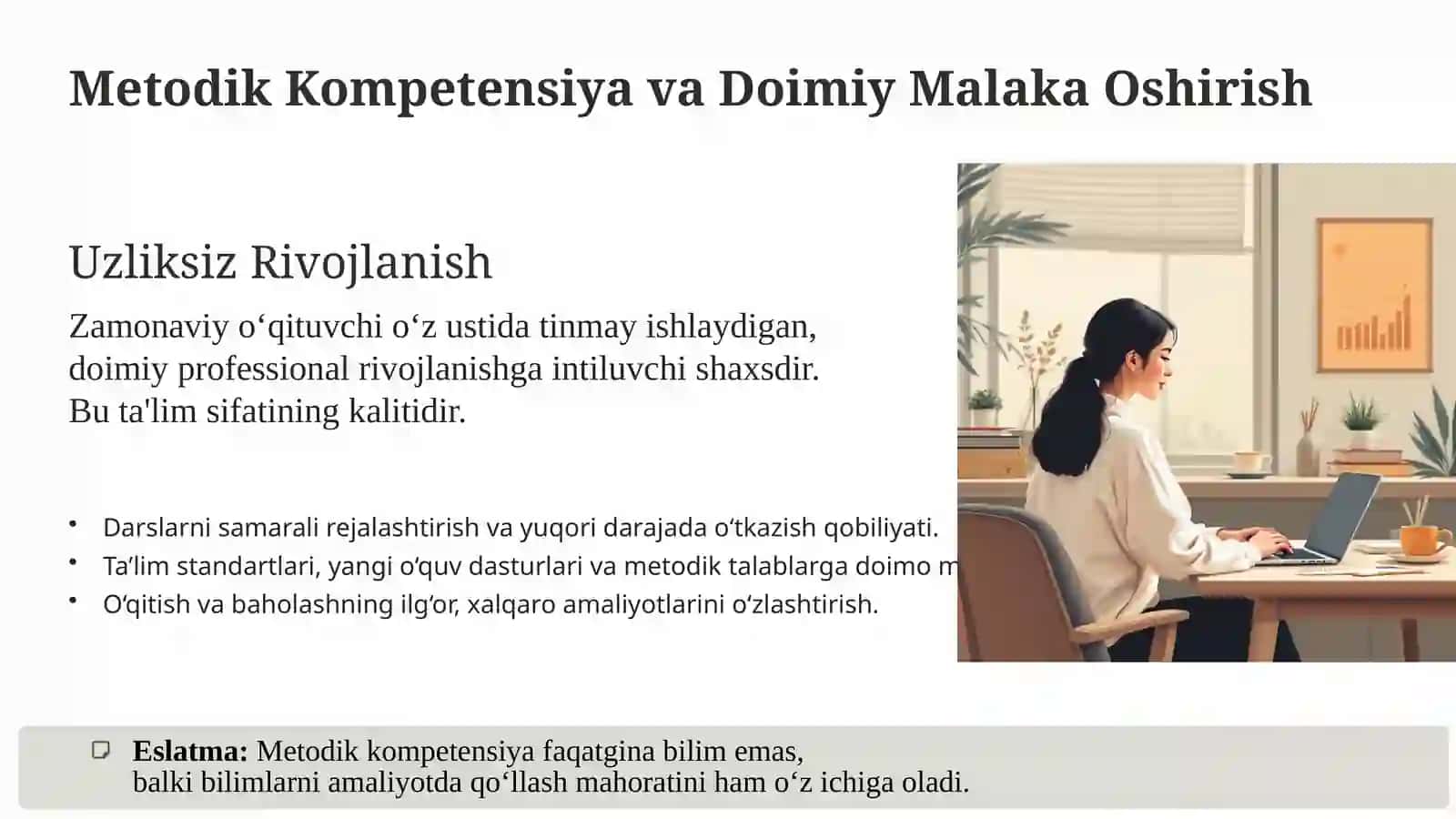 Bolalar ta'limidagi yangi standartlar va o‘qituvchining transformatsiyalashgan roli 4