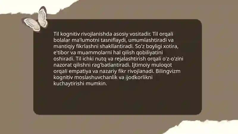 Til va tafakkur munosabati 4