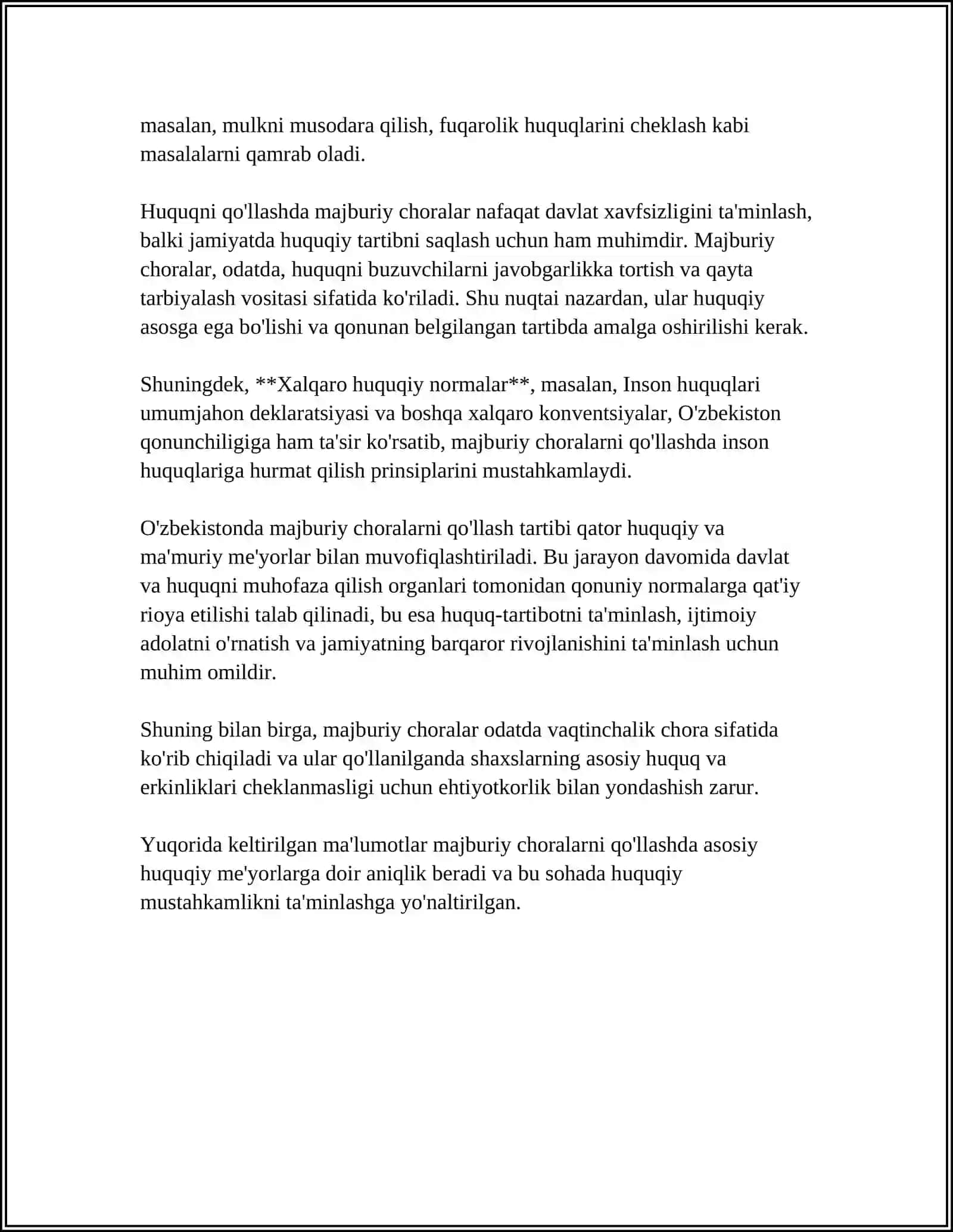 PROTSESSUAL MAJBURLOV CHORALARINI QOʻLLASH UCHUN ASOSLAR 4